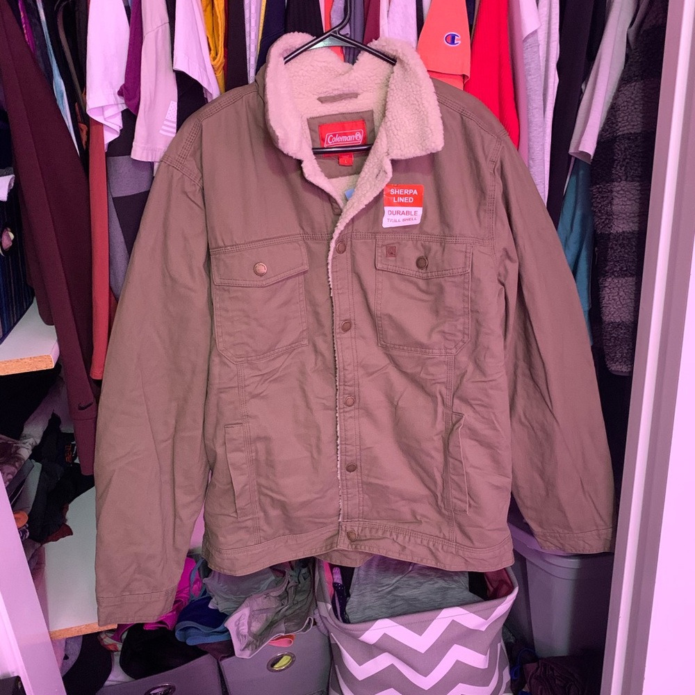 Coleman Sherpa lined jacket